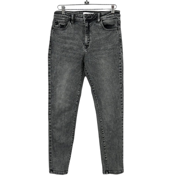 Kancan Jeans Womens 13/30 Nicole High Rise Super Skinny Gray Wash Denim Acid‎ - Picture 1 of 11